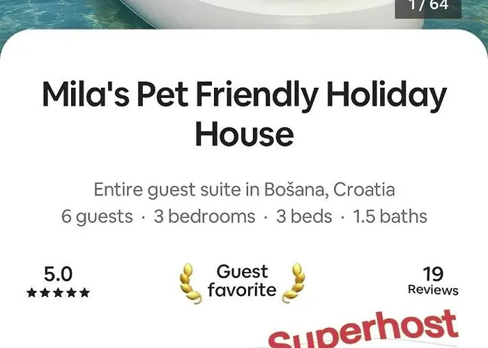 Mila's Pet Friendly House With Private Place And Sunbeds Included דירה *